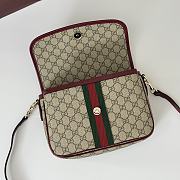 Gucci Ophidia Top Handle Beige Bag 20x16x5CM - 2