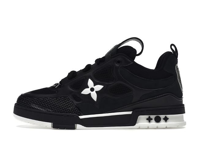 Louis Vuitton LV Skate Sneaker Black White - 1