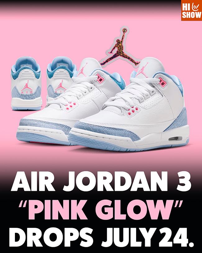 Air Jordan 3 Retro White Cobalt Bliss HQ0784-101 - 1