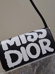 Miss Dior Flap Black Bag Size 22x11x6CM - 2