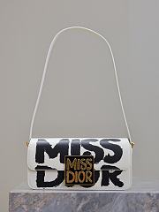 Miss Dior Flap White Bag Size 22x11x6CM - 1