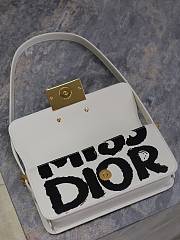 Miss Dior Flap White Bag Size 22x11x6CM - 5