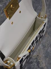 Miss Dior Flap White Bag Size 22x11x6CM - 2