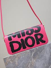 Miss Dior Flap Pink Bag Size 22x11x6CM - 3