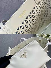 Prada Panier Leather White Bag Size 32x29CM - 6