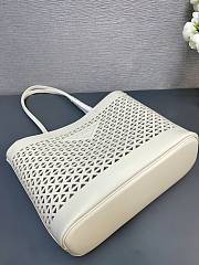 Prada Panier Leather White Bag Size 32x29CM - 4