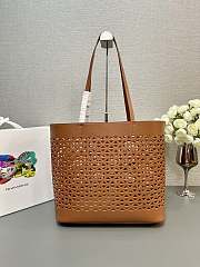 Prada Panier Leather Brown Bag Size 32x29CM - 3