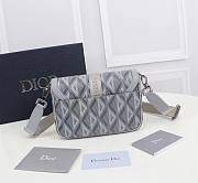 Dior Hit The Road Bag Canvas Gray Size 19x11x4cm - 4