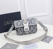 Dior Hit The Road Bag Canvas Gray Size 19x11x4cm - 5