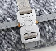 Dior Hit The Road Bag Canvas Gray Size 19x11x4cm - 2