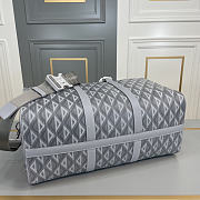 Dior Ingot Travel 50 Bag Canvas Gray Size 50x25x21cm - 6