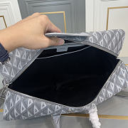 Dior Ingot Travel 50 Bag Canvas Gray Size 50x25x21cm - 5