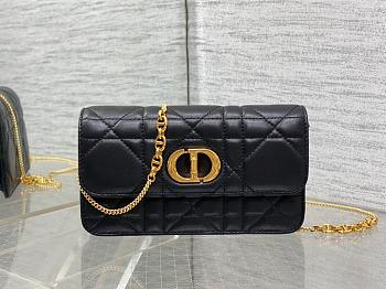 Dior Miss Caro Pouch Chain Black Size 19x11x14CM