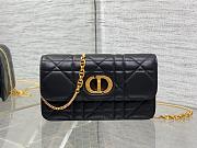Dior Miss Caro Pouch Chain Black Size 19x11x14CM - 6