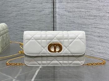 Dior Miss Caro Pouch Chain White Size 19x11x14CM