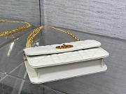 Dior Miss Caro Pouch Chain White Size 19x11x14CM - 6