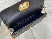 Dior Miss Caro Pouch Chain Blue Navy Size 19x11x14CM - 6