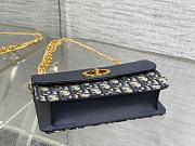 Dior Miss Caro Pouch Chain Blue Navy Size 19x11x14CM - 3