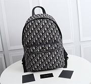 Dior Rider Backpack Black Patterns Oblique Size 29x40x13cm - 4