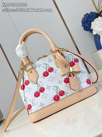 LV x TM Alma BB Cherry Size 23x17x11CM