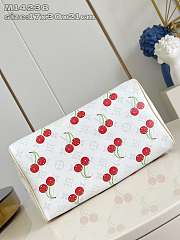 LV Speedy Soft 30 x TM Bag White Cherry Size 30x21x17CM - 2