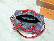 LV Speedy Soft 30 Takashi Murakami Red Size 30x17x21CM - 3