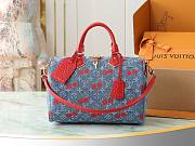 LV Speedy Soft 30 Takashi Murakami Red Size 30x17x21CM - 2