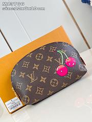 LV x TM Cosmetic Pouch PM Size 12x6x19CM - 2