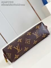 LV x TM Cosmetic Pouch PM Size 12x6x19CM - 3