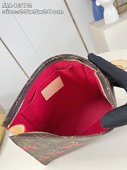 LV Toiletry Pouch x TM Brown Bag Size 25x5x20CM - 6