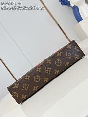 LV Toiletry Pouch x TM Brown Bag Size 25x5x20CM - 5