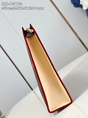 LV Toiletry Pouch x TM Brown Bag Size 25x5x20CM - 3