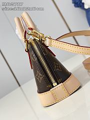 LV Nano Alma x TM Brown Bag Size 18x12x8CM - 6