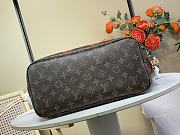 LV Murakami Neverfull Cherry Brown Size 28x14x31CM - 4