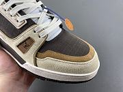Louis Vuitton Trainer Sports Brown Shoes - 6