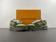 Louis Vuitton Trainer Sports Green Shoes - 5