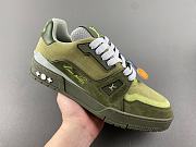 Louis Vuitton Trainer Sports Green Shoes - 4