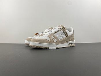 Louis Vuitton Trainer Sports Beige White Shoes