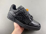 Louis Vuitton Trainer Sports Black Shoes - 2