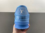 Louis Vuitton Trainer Sports Blue Shoes - 4