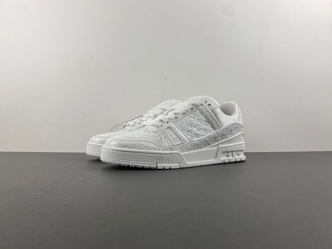 Louis Vuitton Trainer Sports White Shoes - 1