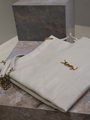 YSL Pochon White 781666 Size 38x33x2cm - 5