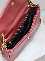 Saint Laurent YSL Calypso In Red Size 27x13CM - 5