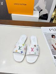 LV x TM Monogram Flat Slide White 287003 - 6
