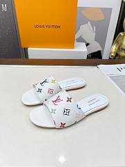LV x TM Monogram Flat Slide White 287003 - 5