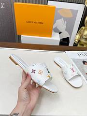 LV x TM Monogram Flat Slide White 287003 - 4