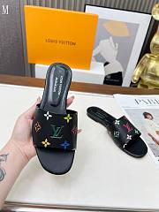 LV x TM Monogram Flat Slide Black 287003 - 6