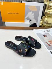 LV x TM Monogram Flat Slide Black 287003 - 4