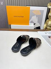 LV x TM Monogram Flat Slide Brown 287003 - 6