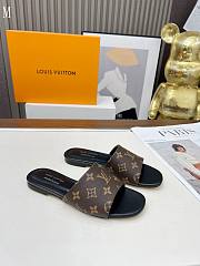 LV x TM Monogram Flat Slide Brown 287003 - 2